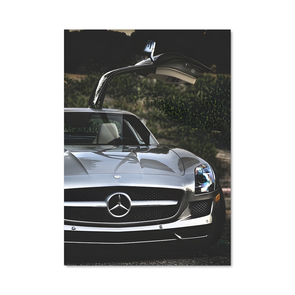 Poster exceptionnel AMG SLS